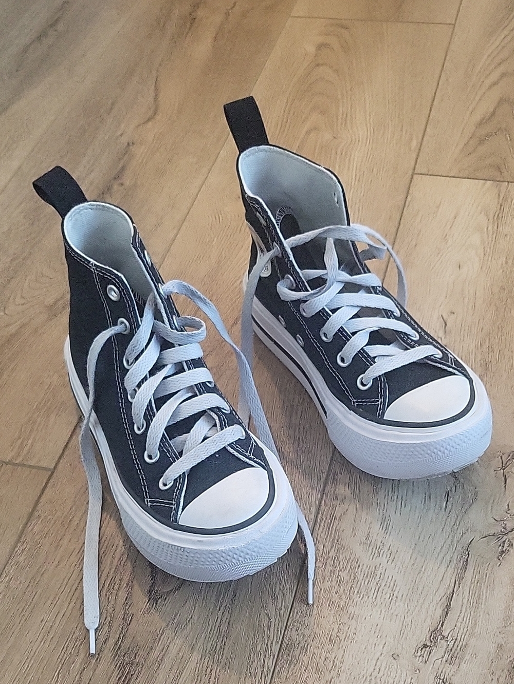 Black Converse Chuck Taylor All Star Lift Double Stack